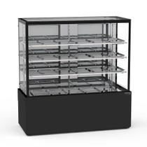Vitrine Estufa 1,45 Metros 3 Prateleiras Titanium Premium Preto VTPRQ1450 3P 220V - Refrimate Vitrine Estufa 1,45 Metros 3 Prateleiras Titanium Premium Preto VTPRQ1450 3P 220V - Refrimate