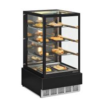 Vitrine Estufa conveniência Gourmet MGEE-070 com 3 prateleiras Iluminação de Led Perimetral Rodízios giratórios Gelopar