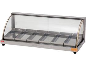 Vitrine Estufa Marchesoni Ouro EF.2.062 - Portas Duplas 6 Bandejas Vitrine Estufa Marchesoni Ouro EF.2.062 - Portas Duplas 6 Bandejas