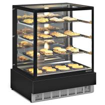 Vitrine Estufa Mgee-100 Preto Vidro Reto Sem Bandeja 220V - Gelopar Vitrine Estufa Mgee-100 Preto Vidro Reto Sem Bandeja 220V - Gelopar