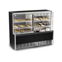 Vitrine Expositora Quente e Fria 140 cm 127V Gelopar GQEA-140R PF