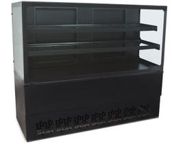 Vitrine natural new black 1,00m 220v preto polar