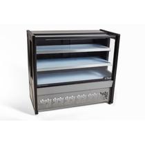 Vitrine Natural Polar 1,25M Preto Platinum PVN