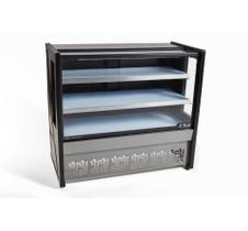 Vitrine Natural Polar 1,25M Preto Platinum PVN