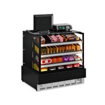 Vitrine Neutra Caixa Conveniência Gelopar 100cm MGEX-100 Preta Vitrine Neutra Caixa Conveniência Gelopar 100cm MGEX-100 Preta