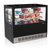 Vitrine Neutra Elegance Bancada 1,10m MGNB110R Preta Gelopar Vitrine Neutra Elegance Bancada 1,10m MGNB110R Preta Gelopar