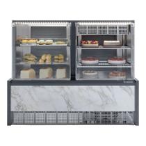 Vitrine Neutra/Fria Evaporador Vidro Reto GRNA140R Branco Gelopar 220V