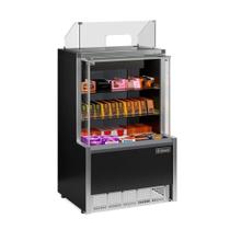 Vitrine Neutra MPXA075 com Iluminação LED e Guichê Preto Gelopar Vitrine Neutra MPXA075 com Iluminação LED e Guichê Preto Gelopar