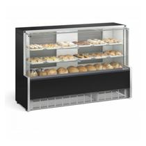 Vitrine Neutra Preta 1,75m Gelopar - MPNA-175R- Bivolt