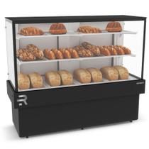 Vitrine Neutra/Seca 1,45m Confeitaria VGD Plus CVPS-1450 Refrimate Tampo Aproveitável e Iluminação LED