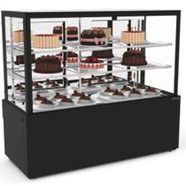 Vitrine Refrigerada 1,45m Titanium Premium 2P VTPRR-1450 Preta Refrimate - Iluminação LED Vitrine Refrigerada 1,45m Titanium Premium 2P VTPRR-1450 Preta Refrimate - Iluminação LED