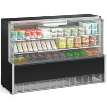Vitrine Refrigerada Ar Forçado Aurora GPFA175R Preto Gelopar 220V