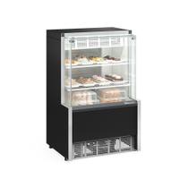 Vitrine Refrigerada Confeitaria Dupla Função Aurora GPEA075R Preto Gelopar 220v