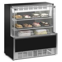 Vitrine Refrigerada Confeitaria Dupla Função Aurora GPEA110R Preto Gelopar 220v Vitrine Refrigerada Confeitaria Dupla Função Aurora GPEA110R Preto Gelopar 220v
