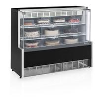 Vitrine Refrigerada Confeitaria Dupla Função Aurora GPEA140R Preto Gelopar 220v