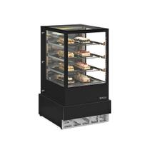 Vitrine Refrigerada Dupla Função Full Glass Low-E Linha Conveniência Gourmet GGER-070 PR c/ Iluminação LED Perimetral - Gelopar