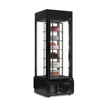 Vitrine Refrigerada Giratória Para Bolos Gelopar GEVG-075 PR-220v