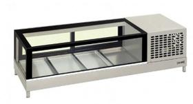 Vitrine Refrigerada Inox Fritomaq 10 Bandejas 210cm