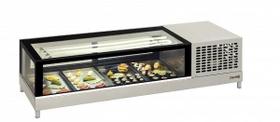 Vitrine Refrigerada Inox Sushi Fritomaq 10 Bandejas