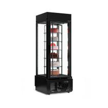 Vitrine Refrigerada para Bolos GEVG-075 PR Gelopar- C/ Sistema Giratório Frost Free e Iluminação Led Perimetral Temperatura -2C A +10C Vitrine Refrigerada para Bolos GEVG-075 PR Gelopar- C/ Sistema Giratório Frost Free e Iluminação Led Perimetral Temperatura -2C A +10C