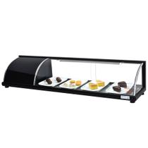 Vitrine Refrigerada - Para Doces 1,90m Preto - 220V - Omega Vitrine Refrigerada - Para Doces 1,90m Preto - 220V - Omega