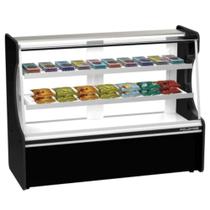 Vitrine Seca 1,25m Classic LED Vidro Reto 6024 Polofrio