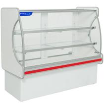 Vitrine Seca 150 cm Vidro Semi Curvo S/ Refrigeração Pop Luxo 6008 PoloFrio