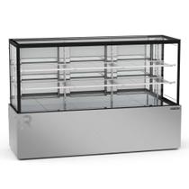 Vitrine Seca 1,90 Metros 2 Prateleiras Titanium Premium Inox VTPRS1900 2P 220V - Refrimate