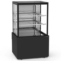 Vitrine Seca/Neutra 0,75m Titanium Premium 2P VTPRS-750 Preta Refrimate - LED