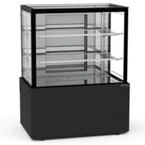 Vitrine Seca/Neutra 1,00m Titanium Premium 2P VTPRS-1000 Preta Refrimate - Iluminação LED