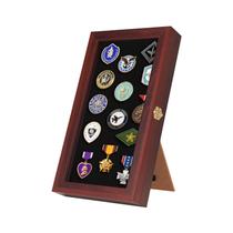Vitrine VERANI 22x38 cm Porta de vidro de mogno