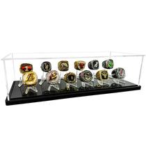 Vitrine WANLIAN para 12 Anéis de Acrílico para Baseball