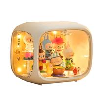 Vitrine WMM para figuras com suporte ajustável de luz Vitrine WMM para figuras com suporte ajustável de luz