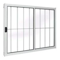 Vitro 2 Folhas 100x120 C/Grade Branco Linha Modular