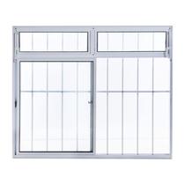 Vitro 2 Folhas Com Bandeira e Grade Branco - Linha 20:1.00x1.20