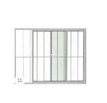 Vitro 2 folhas com grade total Linha Branca Normatizada:1.20 X 1.20