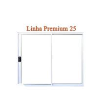 Vitro 2 folhas Sem Grade Linha Branca e Brilhante L25:1.00 X 1.20