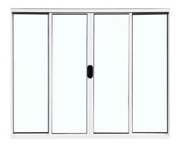 vitro 4 folha 100x150 S/Grade Branco Linha Modular