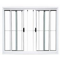 Vitro 4 Folhas 1.20x1.50 com grade Branco linha 18 Modular Vitro 4 Folhas 1.20x1.50 com grade Branco linha 18 Modular