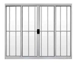 Vitro 4 Folhas 100x120 C/Grade Brilhante