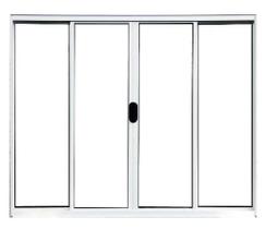 Vitro 4 Folhas 100x120 S/Grade Branco