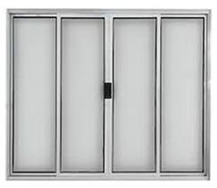 Vitro 4 folhas sem grade Linha Branca Normatizada:1.00 X 1.50