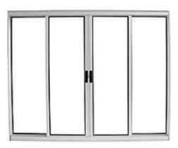 Vitro 4 folhas sem grade Linha Brilhante Normatizada:1.00 X 2.00