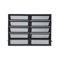 Vitro Basculante 100X120 Preto 2 Seções Linha 25 Jade