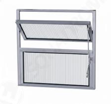 Vitro Basculante 30x30 Alumínio Janela Canelada Banheiro Vitro Basculante 30x30 Alumínio Janela Canelada Banheiro