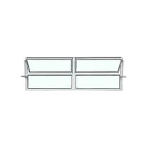 Vitro Basculante 40 x 200 Alumínio Branco 2 Seções Linha Esmeralda Brecorimo