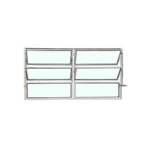 Vitro Basculante 60 x 200 Alumínio Branco 2 Seções Linha Esmeralda Brecorimo