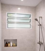 Vitro Basculante 60x100 Alumínio Branco Vidro Liso Lumineziri Vitro Basculante 60x100 Alumínio Branco Vidro Liso Lumineziri