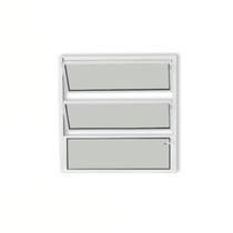 Vitro basculante 60x60 1 secao aluminio branco