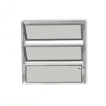 Vitro basculante 60x60 1 secao aluminio brilhante